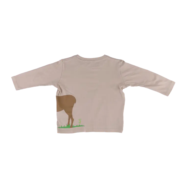 Muji Long-Sleeved T-Shirt 90 cm back preview