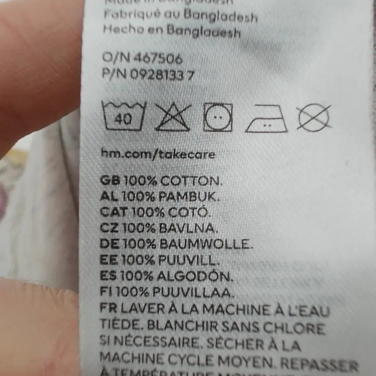 H&M Suknelė 74 cm close up preview