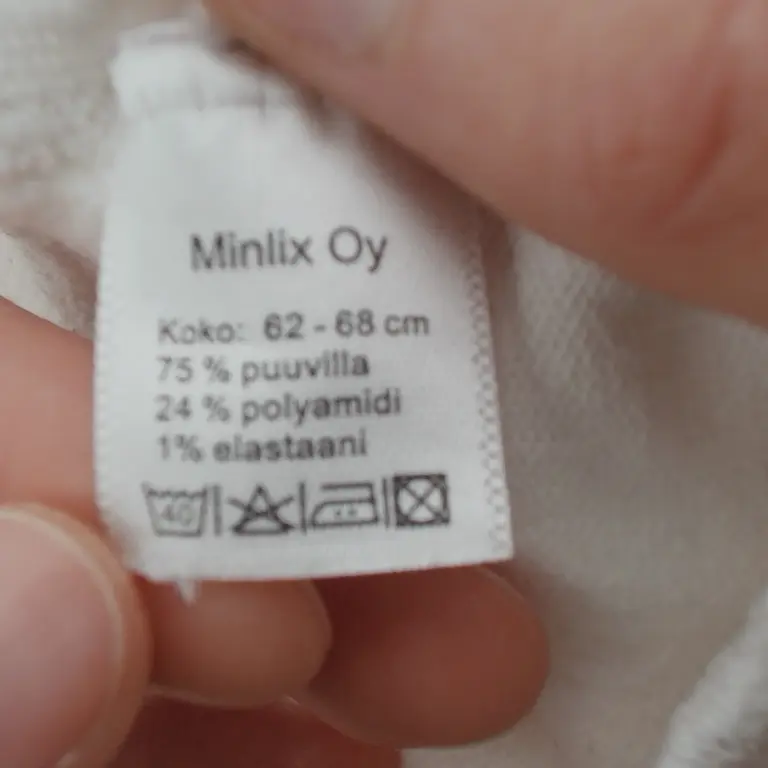 Minlix Oy Sukkahousut 62 - 68 cm close up preview