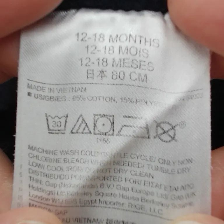 Baby Gap Kelnės 80 - 86 cm close up preview