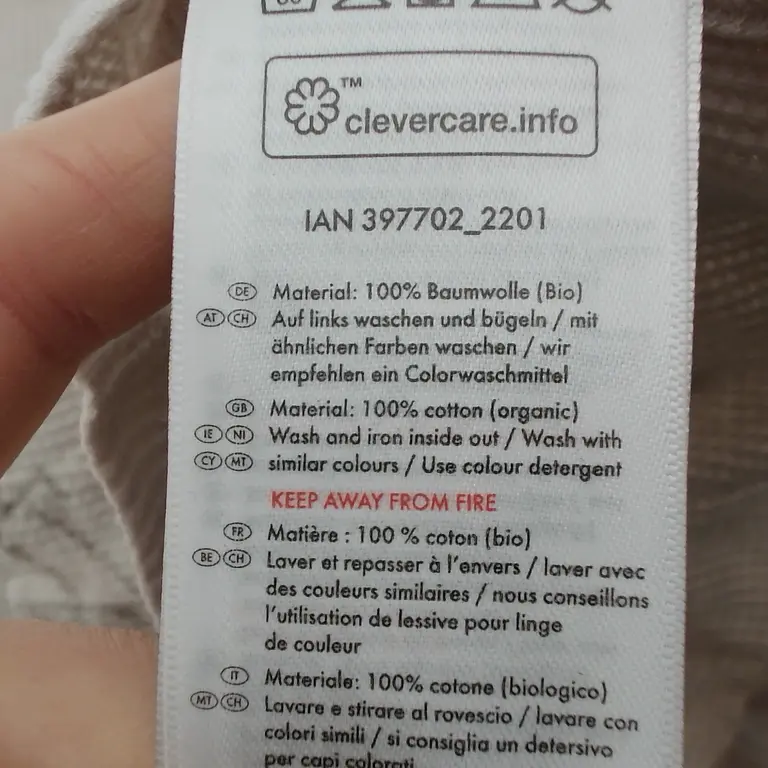 Lupilu Marškinėliai ilgomis rankovėmis 74 - 80 cm close up preview