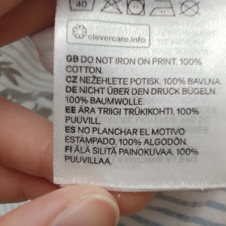 H&M Suknelė 80 cm close up preview