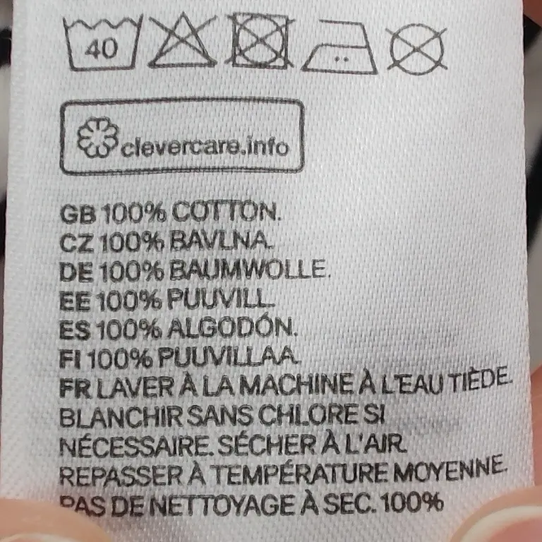 H&M Pitkähihainen t-paita 62 cm close up preview