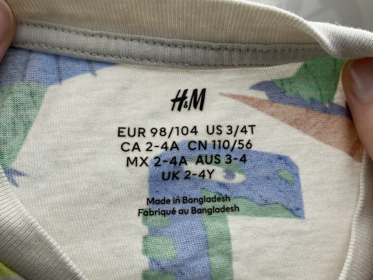 H&M T-Shirt 98 - 104 cm extra 2