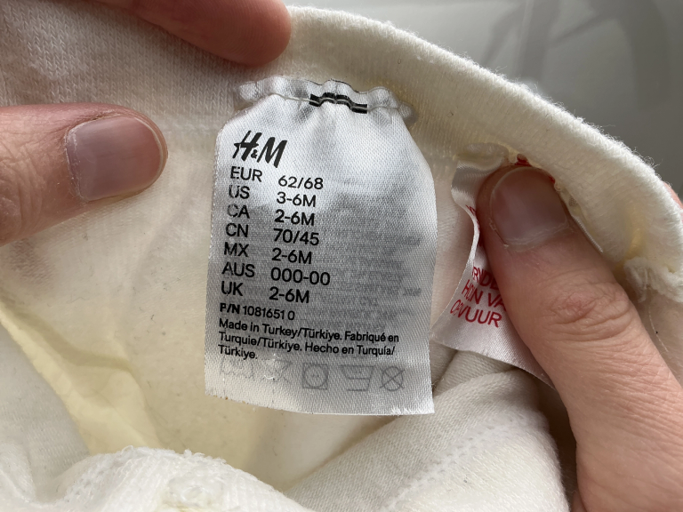 H&M Pėdkelnės 62 - 68 cm extra 2