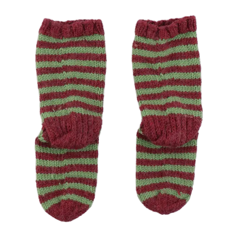 Käsin tehty Warm socks 98 - 110 cm back preview