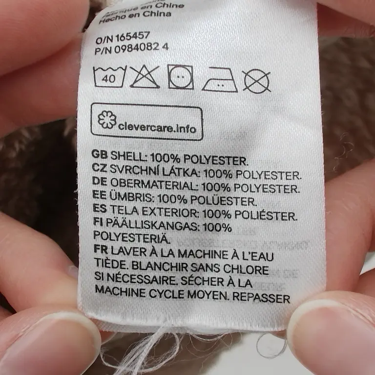 H&M Džemperis su gobtuvu 74 cm close up preview