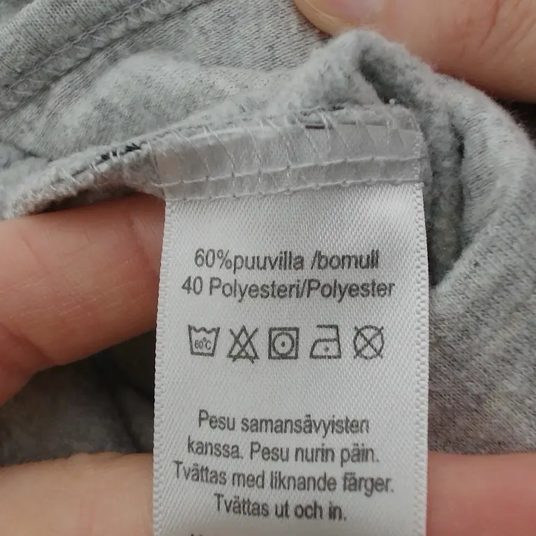 Pippi Džemperis su gobtuvu 62 - 68 cm close up preview