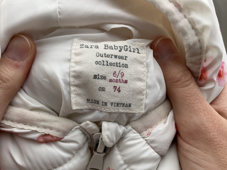 Zara Kevättakki 74 cm extra 2