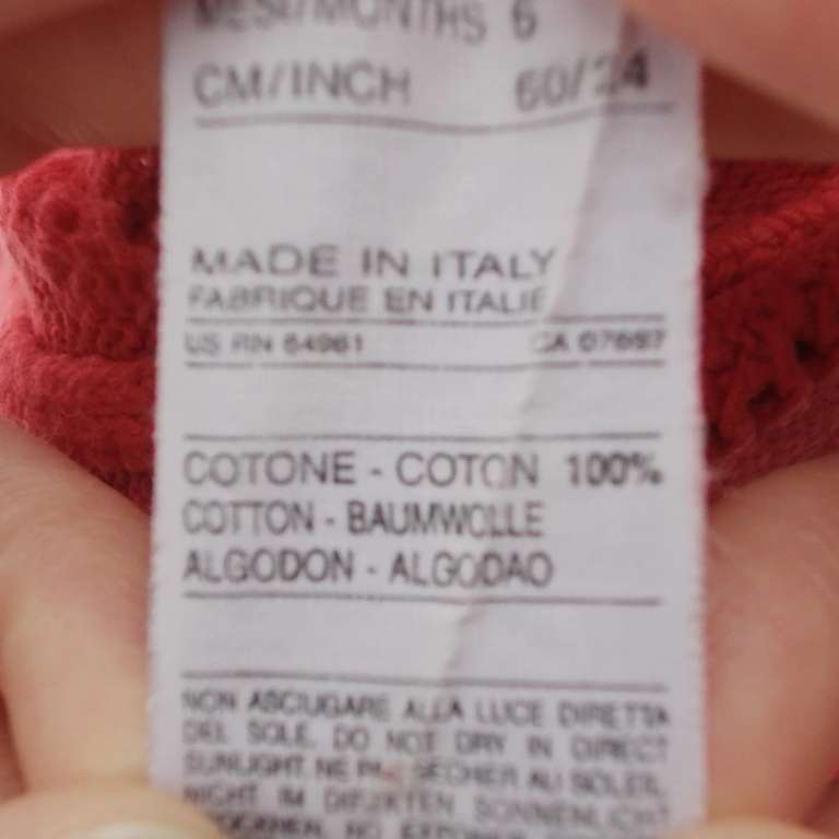 Benetton Neule 56 - 62 cm extra 1