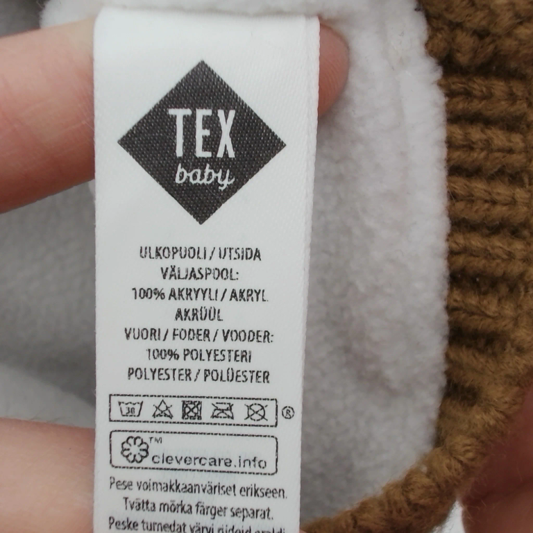 TEX Müts 68 - 80 cm extra 1