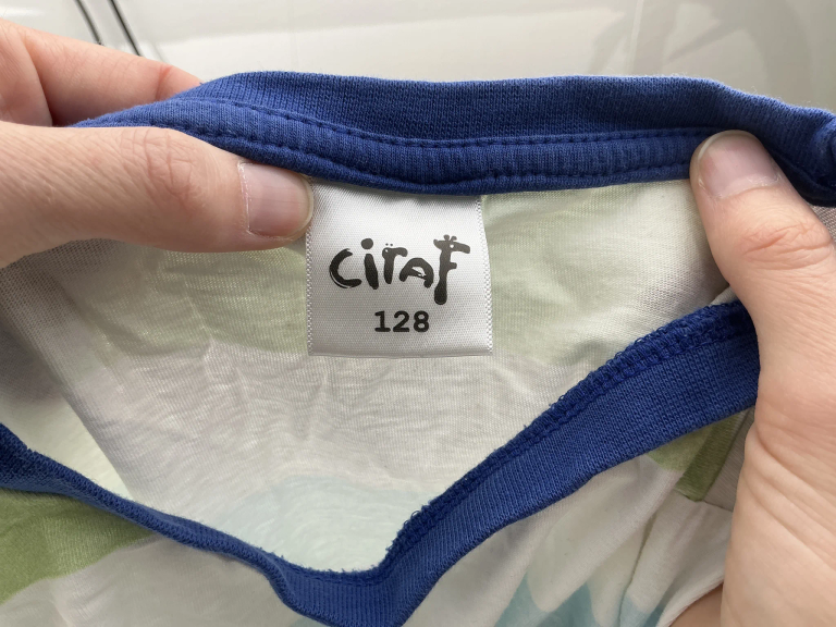 Ciraf T-krekls ar garām piedurknēm 128 cm extra 2