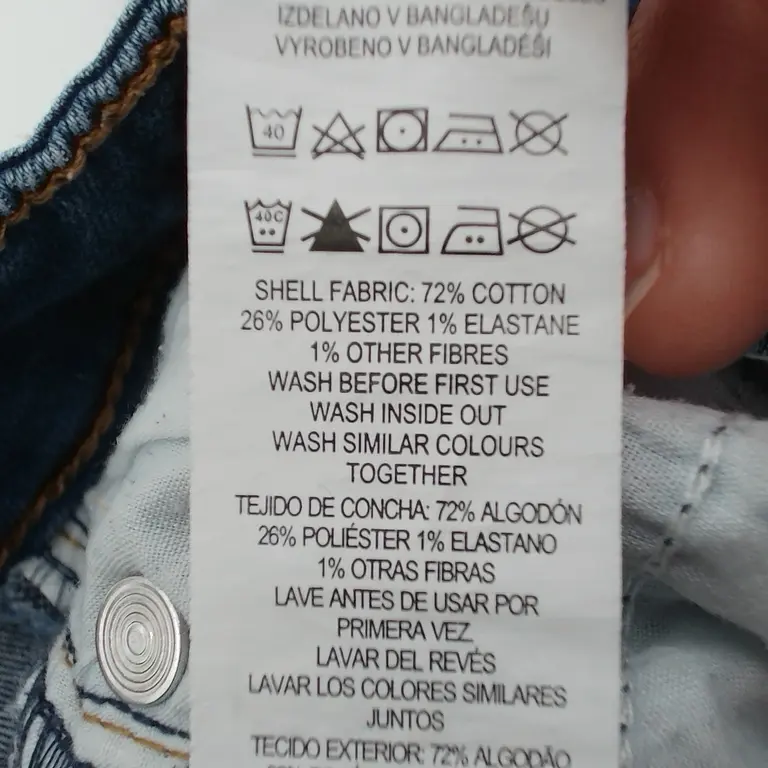 Denim Co. Džinsai 134 cm close up preview