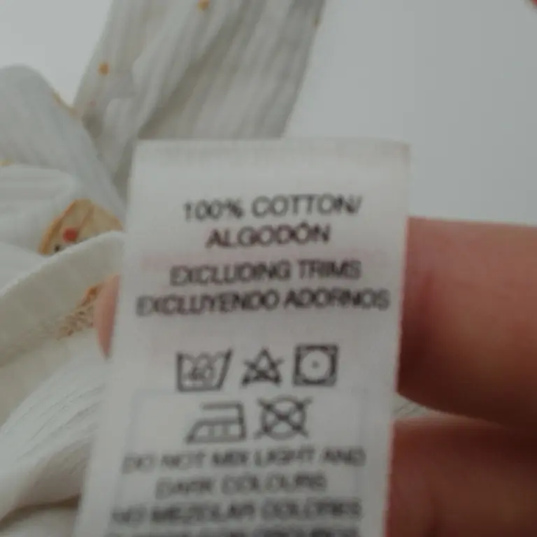 Dunnes Stores Marškinėliai ilgomis rankovėmis 68 - 74 cm close up preview