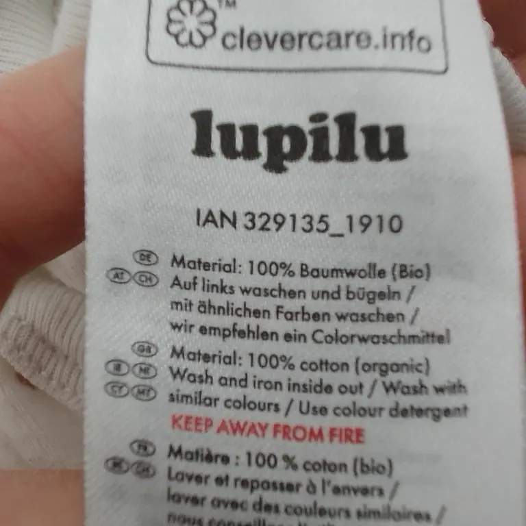 Lupilu Glaudinukė 62 - 68 cm close up preview