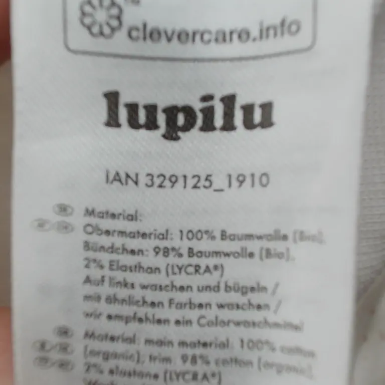 Lupilu Kelnės 62 - 68 cm close up preview