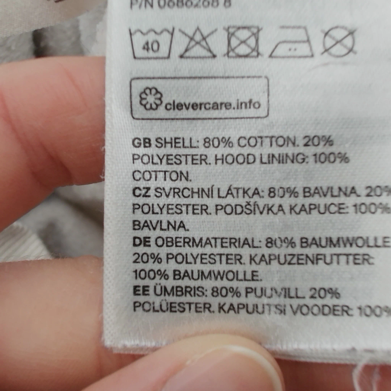 H&M Kapuutsiga pusa 86 - 92 cm extra 1