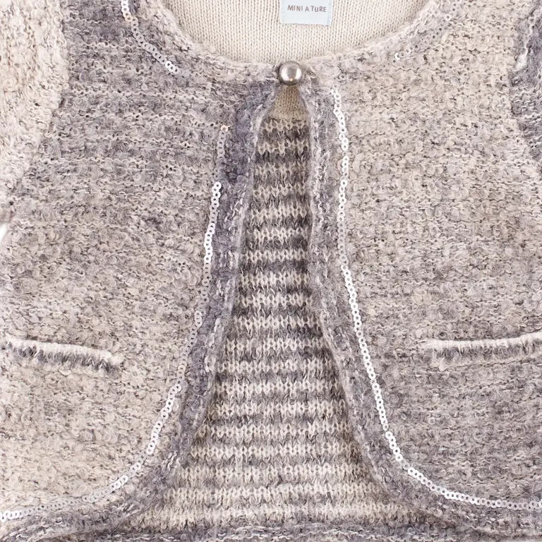 Mini A Ture Cardigan 98 cm close up preview