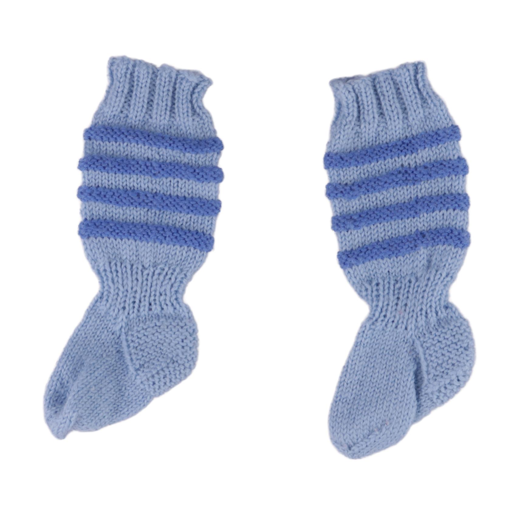Käsin tehty Warm sock 68 - 80 cm