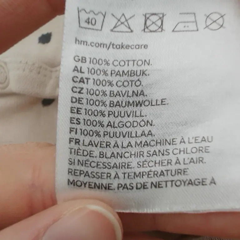 H&M Glaudinukė 80 cm close up preview