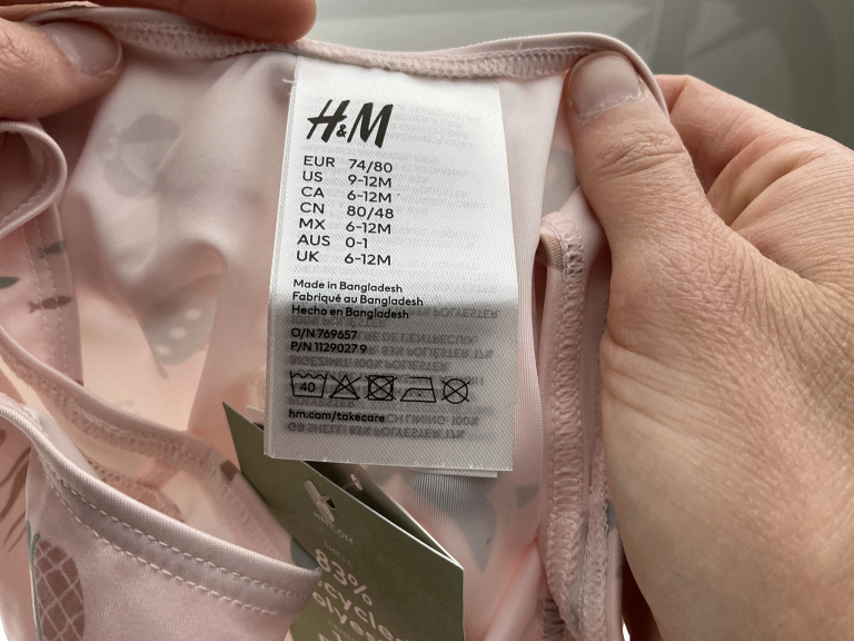 H&M Uimapuvut 74 - 80 cm extra 1