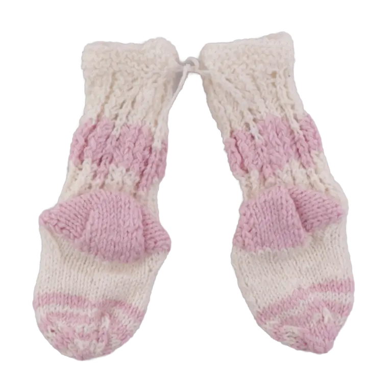 Käsin tehty Villasukat 62 - 68 cm back preview