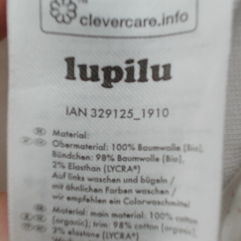 Lupilu Kelnės 62 - 68 cm extra 1