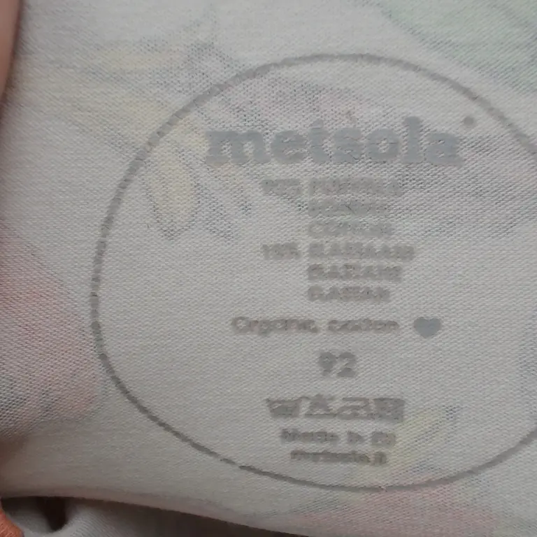 Metsola Marškinėliai ilgomis rankovėmis 92 cm close up preview