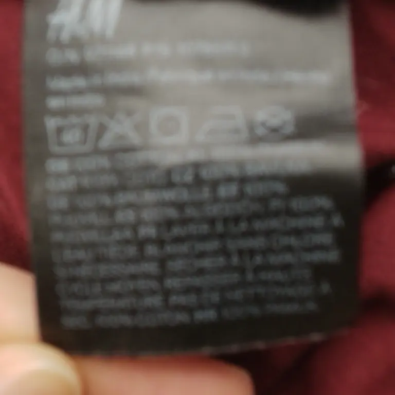 H&M Marškinėliai ilgomis rankovėmis 122 - 128 cm close up preview