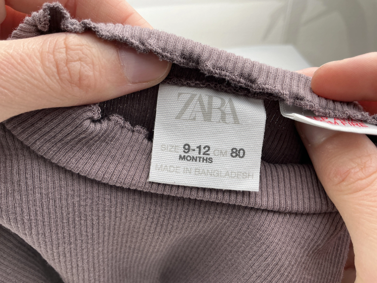 Zara Marškinėliai ilgomis rankovėmis 80 cm extra 1