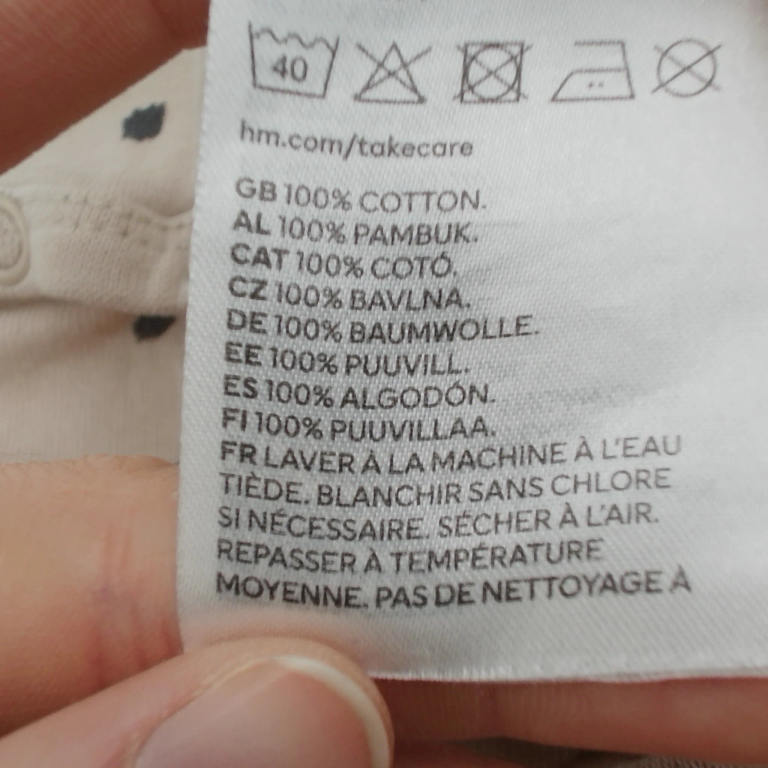 H&M Bodi 80 cm extra 1