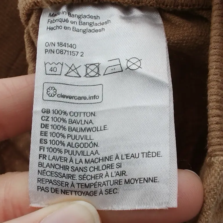 H&M Byxor 92 cm close up preview