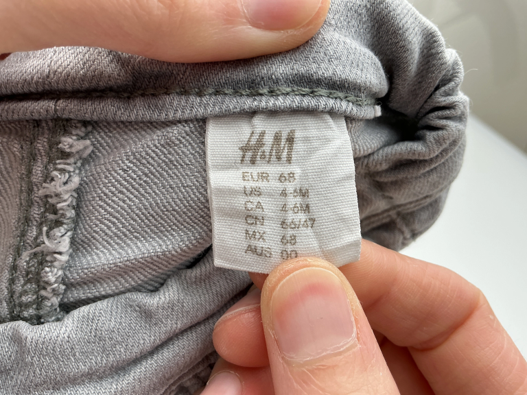 H&M Džinsai 68 cm extra 1