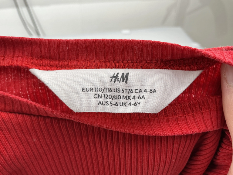 H&M Marškinėliai ilgomis rankovėmis 110 - 116 cm extra 2
