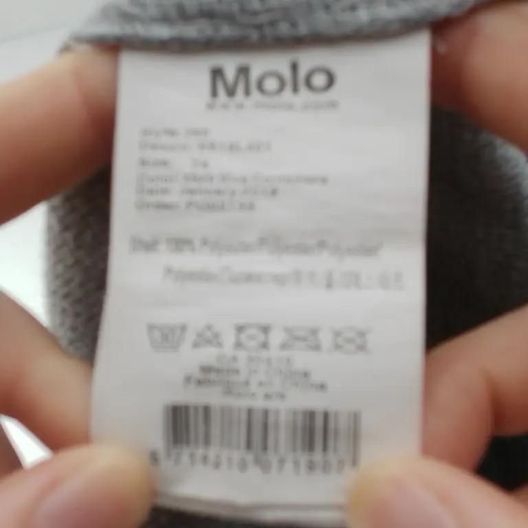 Molo Välikausihaalari 74 cm close up preview