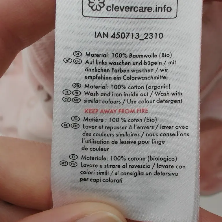 Lupilu Glaudinukė 62 - 68 cm close up preview