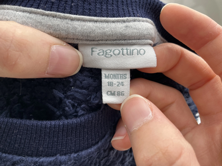 Fagottino Collegepaita 86 cm extra 1