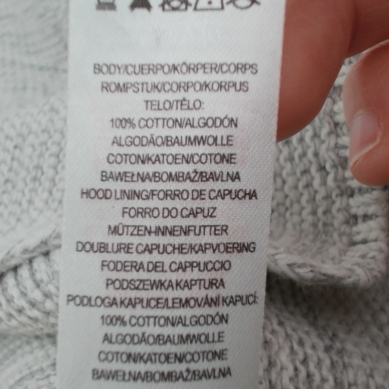 Primark Huppari 80 cm extra 1