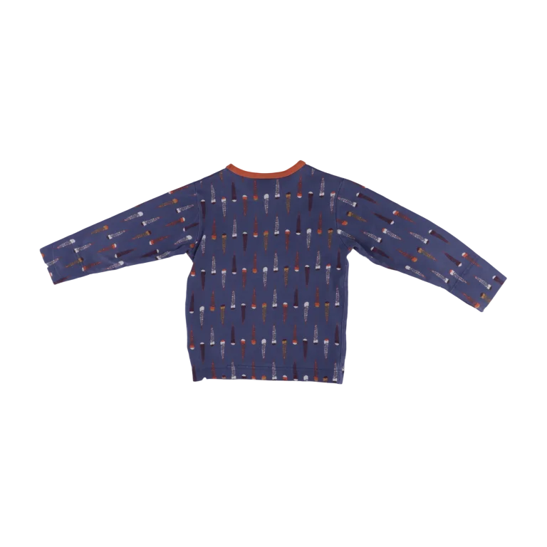 NOSH Pitkähihainen t-paita 98 - 104 cm back preview