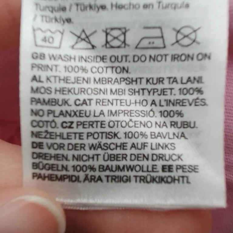 H&M Marškinėliai ilgomis rankovėmis 122 - 128 cm close up preview