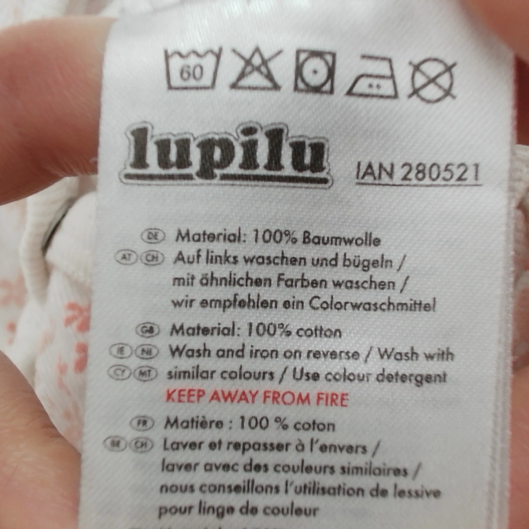 Lupilu Glaudinukė 62 - 68 cm extra 1