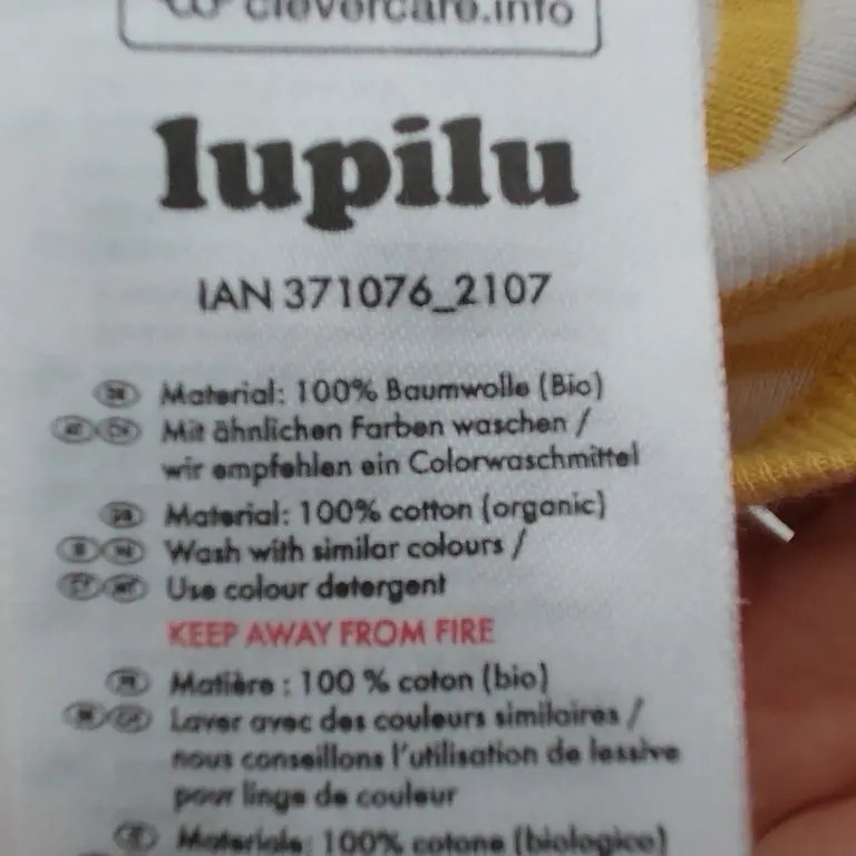 Lupilu Glaudinukė 62 - 68 cm close up preview